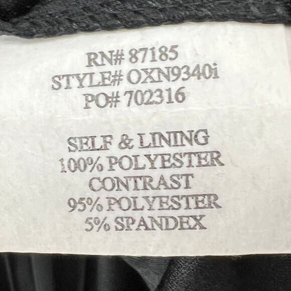 Ruby Rox Vintage Y2K Dress M Black Multi Sequin Strapless Pleated Fairy Showgirl - Picture 14 of 16